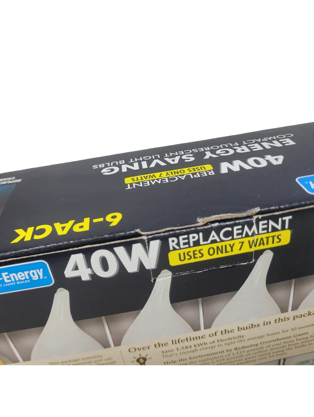 Feit Electric Flame Tip 28214  Replacement Smart Bulb Soft White 40 Watt  6 PACK